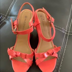 Super cute wild diva wedges